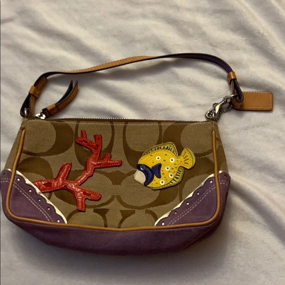 Coach Handbags - Never used Fish design Coach bag